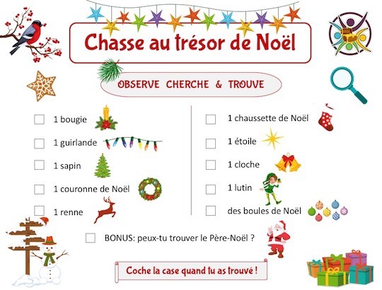 Chasse au trésor ou liste de Noël : fabrique ton enveloppe - KID&Sens