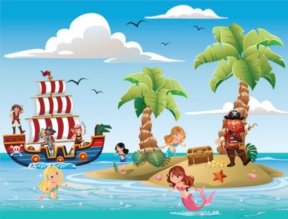 Chasse au trésor pirates & sirènes pour enfants de 4 et 5 ans