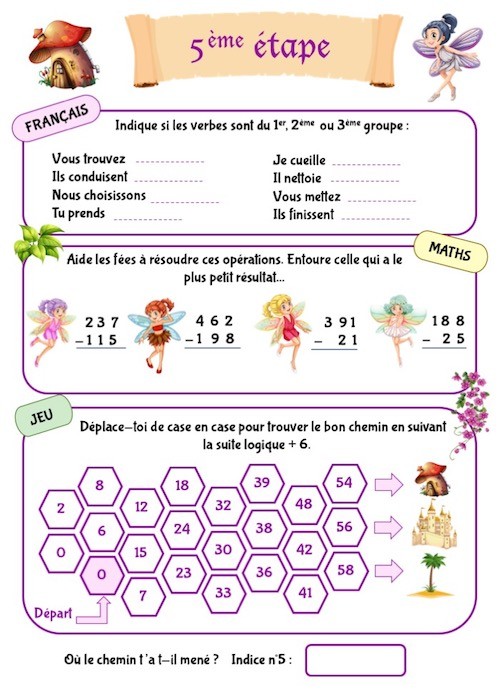 Cahier d'activités pour enfants: A partir de 7 ans - Multiples exercices et  jeux pour enfants (French Edition)