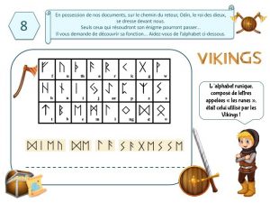 Chasse au trésor Viking pour enfant de 8-9 ans