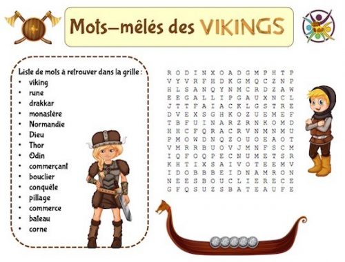 mots-mêlés des Vikings