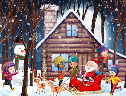 Le grand mystère de Noël: jeu d'enquête pour enfants