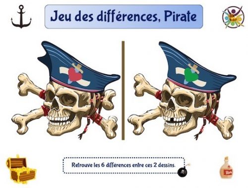 Jeu des différences, Pirate