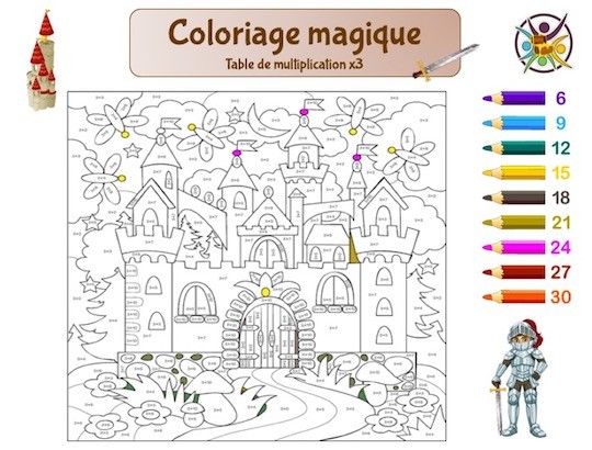 Coloriage magique Anniversaire 10