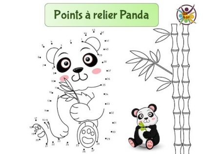 Points à relier panda