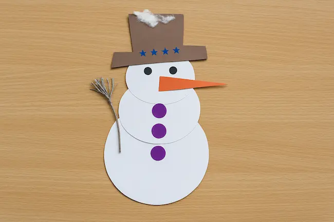 Fabriquer un bonhomme de neige en papier : une activité d’hiver