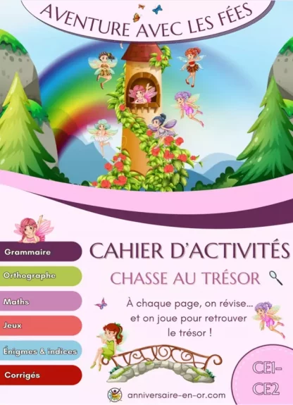 Cahier de vacances à imprimer pour enfants de CE1-CE2