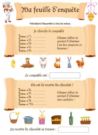 Cahier soutien scolaire Pâques CM1-CM2