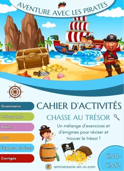 Cahier de vacances à imprimer pour enfants de CM1 CM2