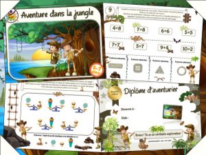 Kit de chasse au trésor à imprimer dans la jungle