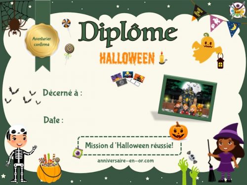Chasse au trésor Halloween 6 et 7 ans à imprimer - Un Anniversaire en Or