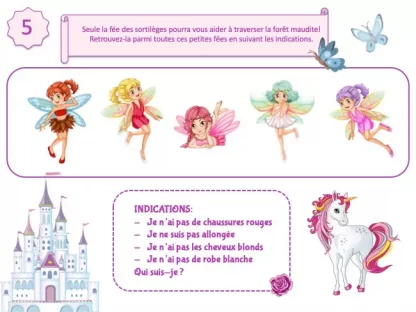 jeu de chasse au trésor licorne pour enfants de 4-5 ans