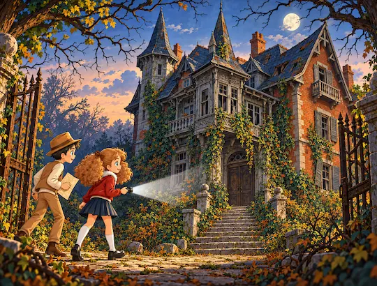 Escape game du vieux manoir pour enfant de 6 et 7 ans