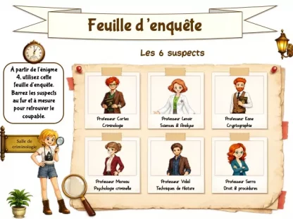 Enquête Académie Détective 8 et 9 ans à imprimer | Kit PDF - Un ...