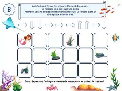 Indice pour chasse au trésor Sirène