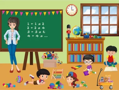 énigme et enquête de détective pour enfants de 4-5 ans à la maternelle