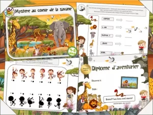 Grand jeu de piste au cœur de la savane