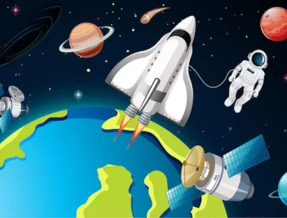 Jeu d'enquête pour enfants de maternelle dans l'espace