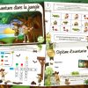 chasse au trésor dans la jungle pour anniversaire enfant 4-5 ans
