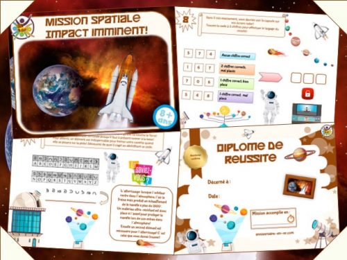 Escape game Espace - Impact imminent - Un Anniversaire en Or