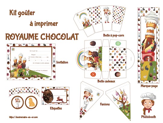 Kit de décoration de table de Pâques à imprimer