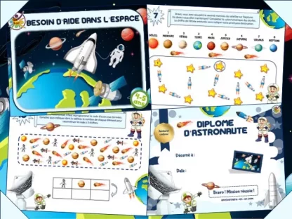 Enquête pour enfants de maternelle sur les planètes et l'espace