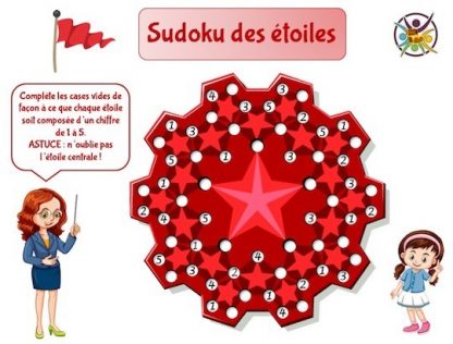 Sudoku amusant et original avec étoiles
