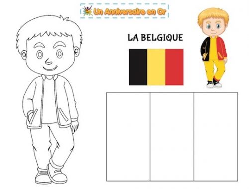 coloriage Belgique