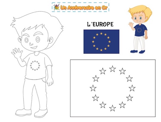 Coloriage Europe
