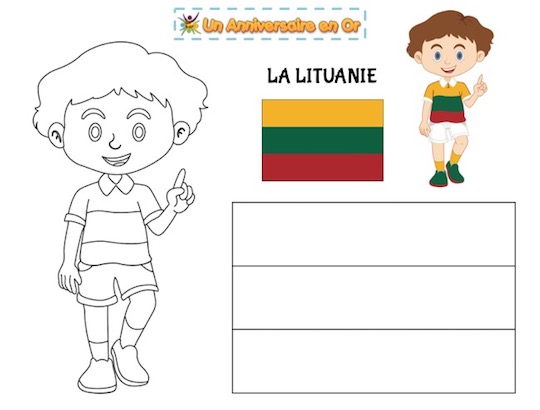 Coloriage Lituanie