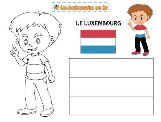 Coloriage Luxembourg
