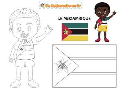 Coloriage Mozambique