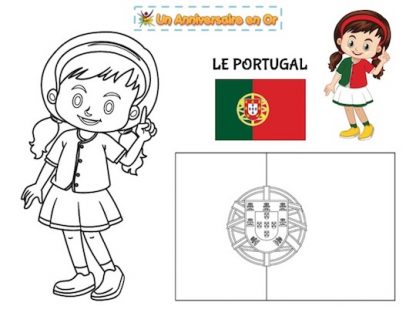 Coloriage Portugal