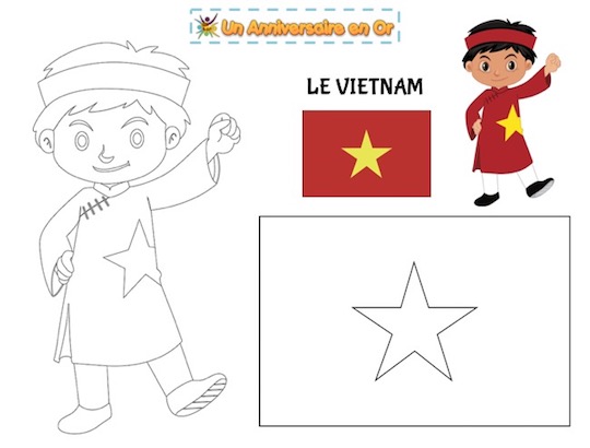 Coloriage Vietnam