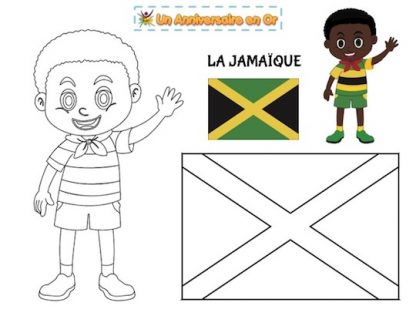 coloriage Jamaïque