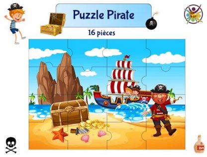 puzzle à imprimer pirate