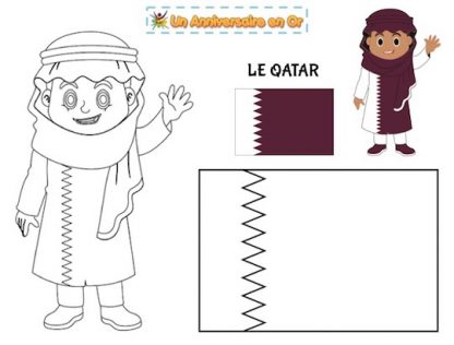 coloriage Qatar