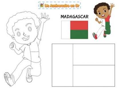 coloriage Madagascar