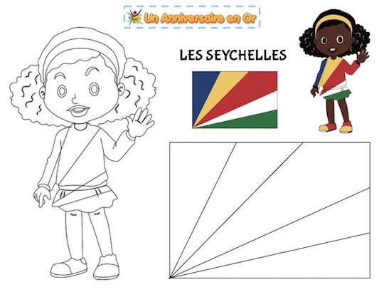 coloriage Seychelles