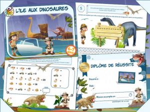 Kit escape game dinosaure 6-7 ans