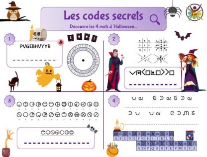 codes secrets Halloween