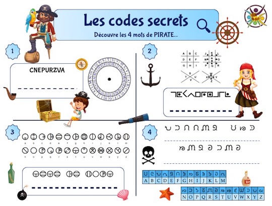 codes secrets pirate
