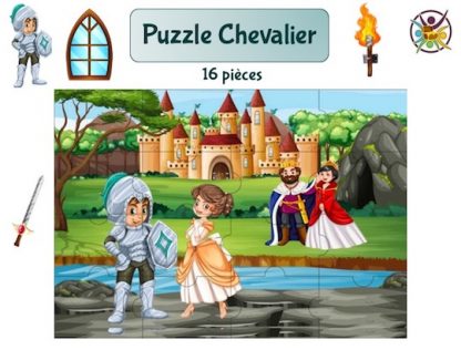 puzzle à imprimer chevalier