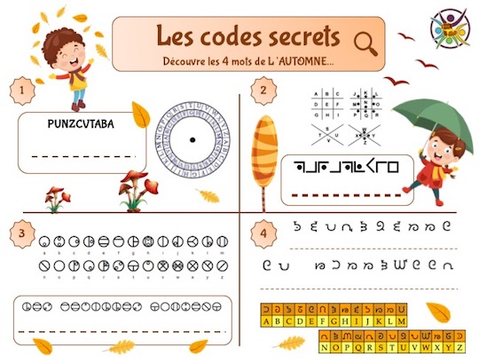 codes secrets automne