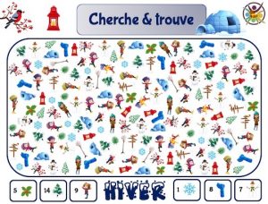 Cherche et trouve - Jeu à imprimer pour enfant - Un Anniversaire en Or