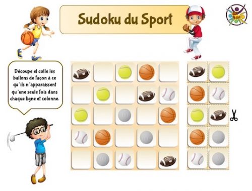 sudoku sur le thème du sport