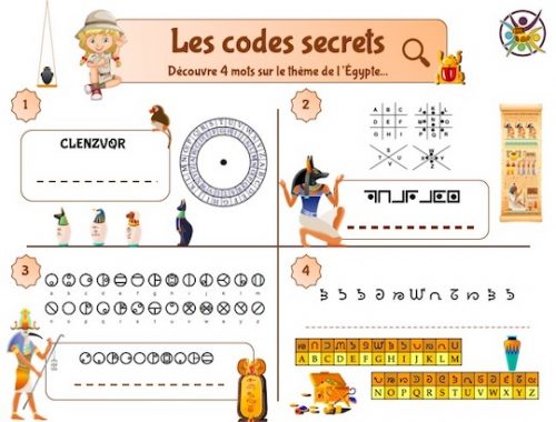 codes secrets Égypte