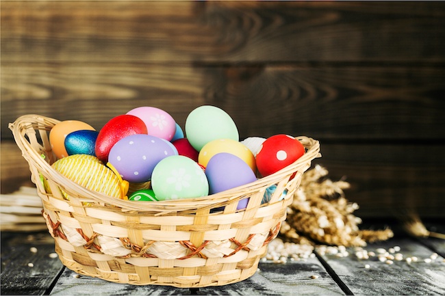 Le jeu du nid des lapins pour Pâques