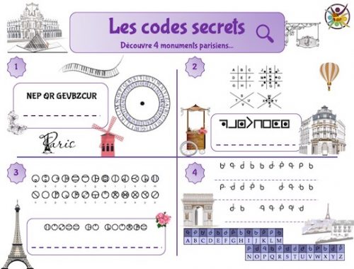 codes secrets Paris