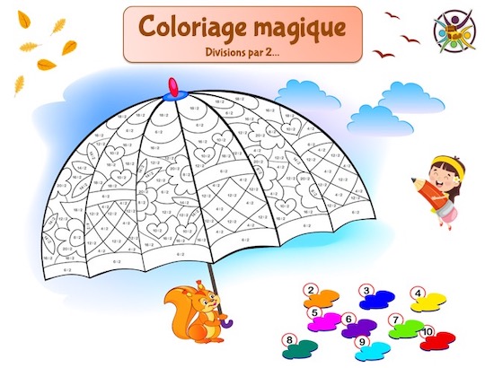 Coloriage Magique Automne Un Anniversaire En Or